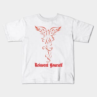 Phoenix Rising - Reinvent Yourself Kids T-Shirt